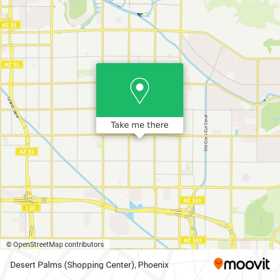 Mapa de Desert Palms (Shopping Center)