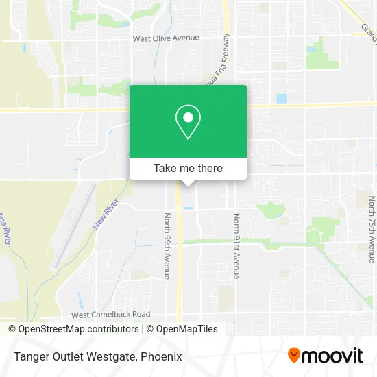 Tanger Outlet Westgate map