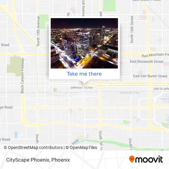 CityScape Phoenix map