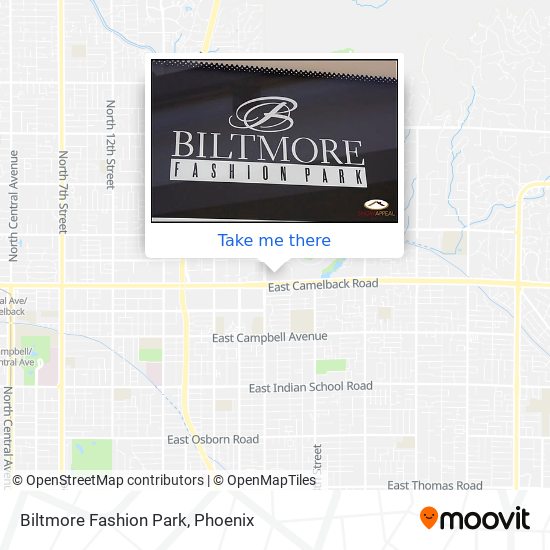 Mapa de Biltmore Fashion Park
