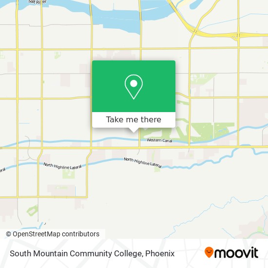 Mapa de South Mountain Community College