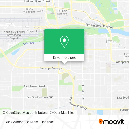 Rio Salado College map
