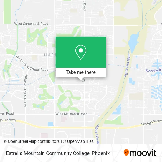 Estrella Mountain Community College map