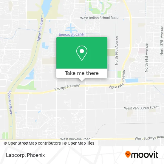 Labcorp map