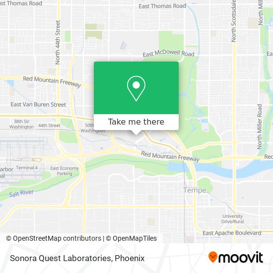 Sonora Quest Laboratories map