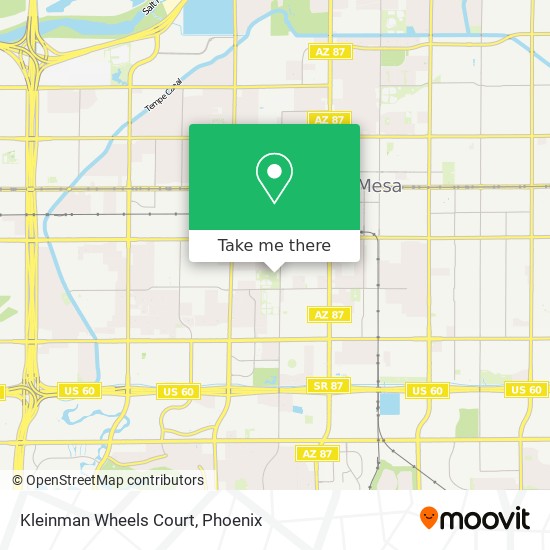 Mapa de Kleinman Wheels Court
