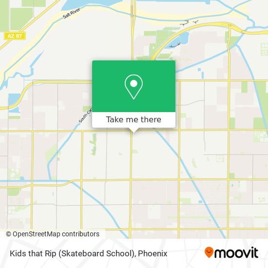 Mapa de Kids that Rip (Skateboard School)