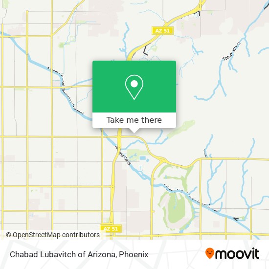 Mapa de Chabad Lubavitch of Arizona