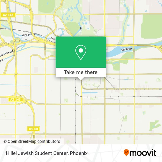 Hillel Jewish Student Center map