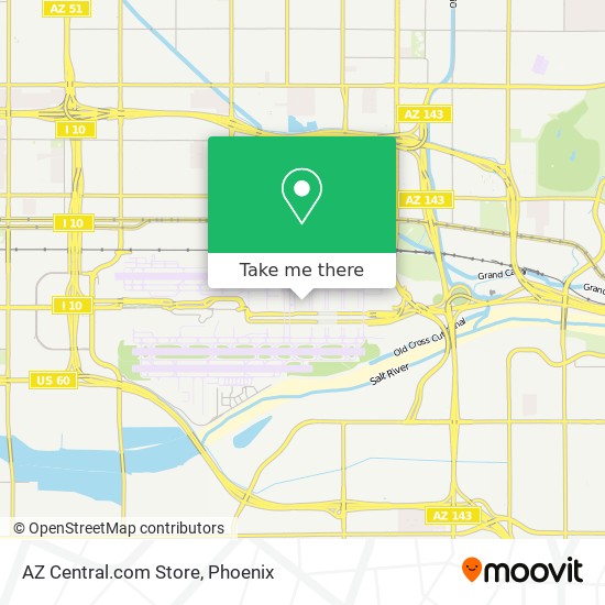 AZ Central.com Store map