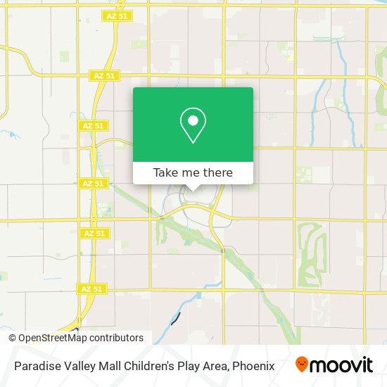 Paradise Valley Mall Children's Play Area map