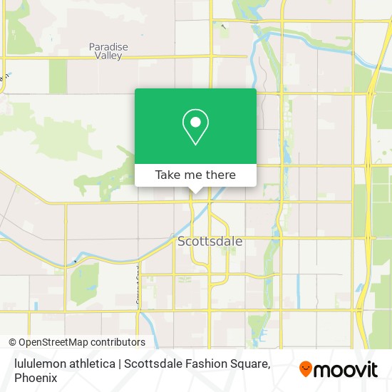 lululemon athletica | Scottsdale Fashion Square map