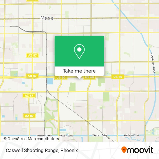 Mapa de Caswell Shooting Range