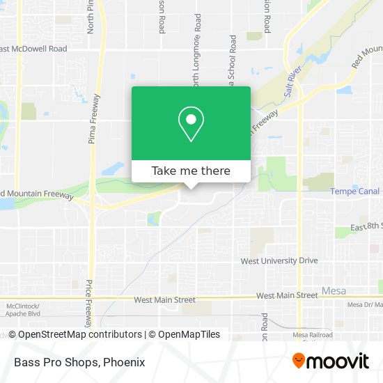Bass Pro Shops map