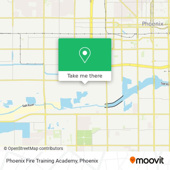 Phoenix Fire Training Academy map