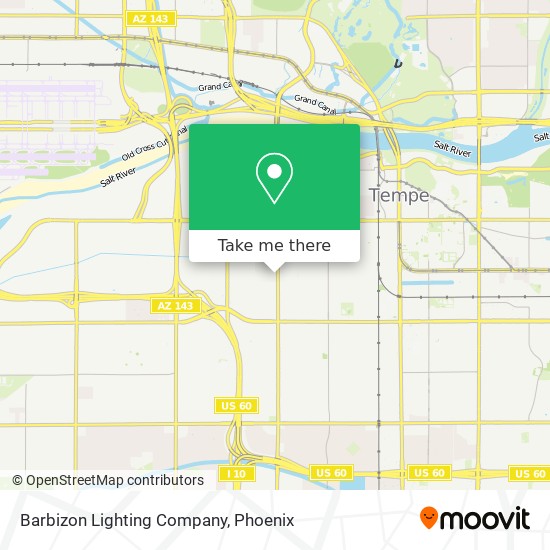 Mapa de Barbizon Lighting Company