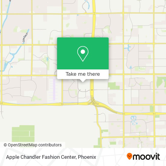 Mapa de Apple Chandler Fashion Center