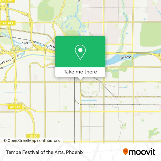 Tempe Festival of the Arts map