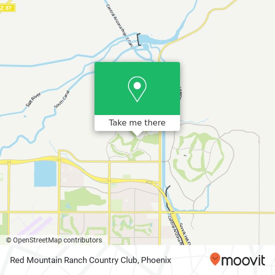 Red Mountain Ranch Country Club map