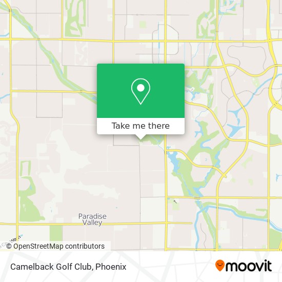 Camelback Golf Club map