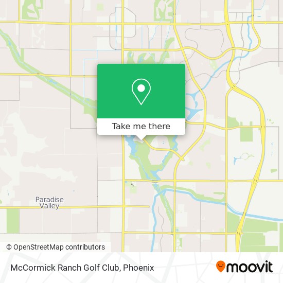 McCormick Ranch Golf Club map