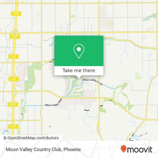 Mapa de Moon Valley Country Club