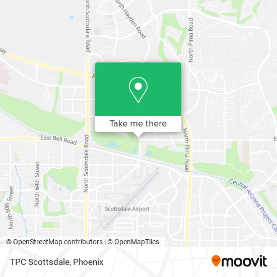 Mapa de TPC Scottsdale