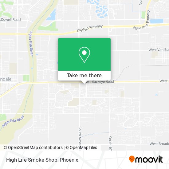 High Life Smoke Shop map
