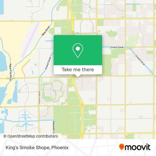 King's Smoke Shope map