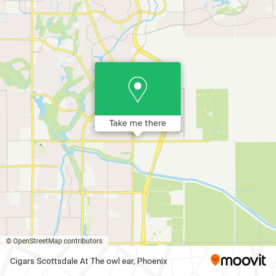 Mapa de Cigars Scottsdale At The owl ear