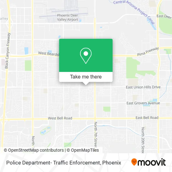 Police Department- Traffic Enforcement map