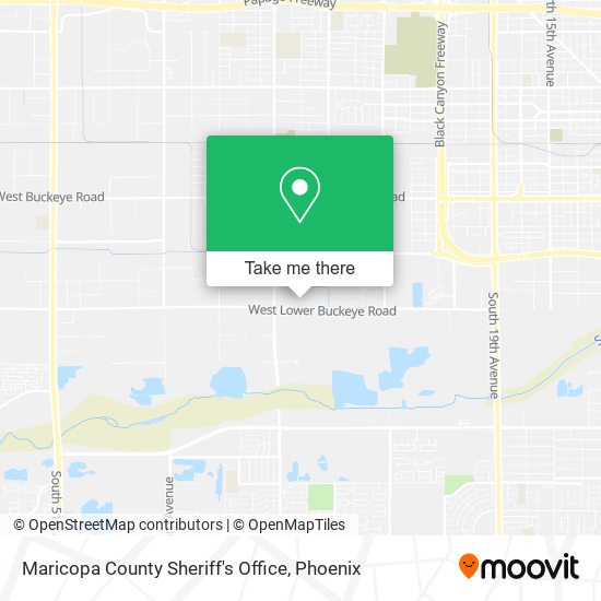 Maricopa County Sheriff's Office map