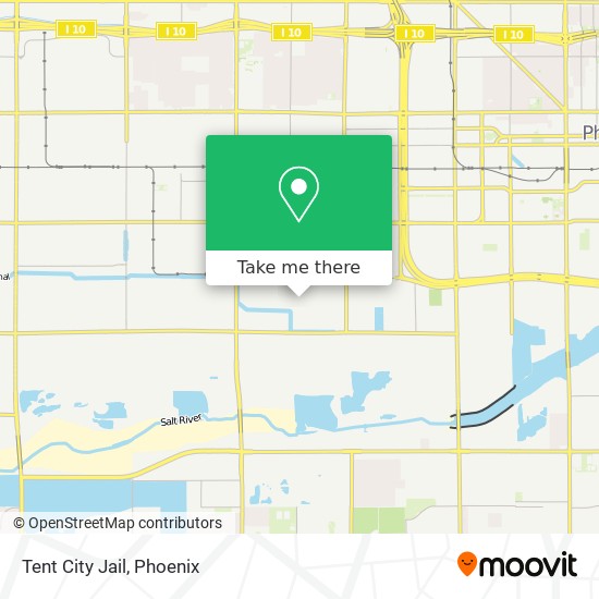 Mapa de Tent City Jail