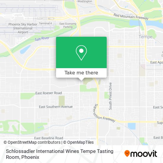 Schlossadler International Wines Tempe Tasting Room map