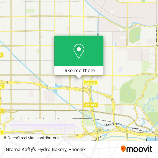 Grama Kafty's Hydro Bakery map