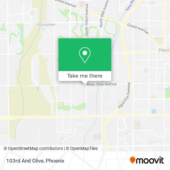 Mapa de 103rd And Olive