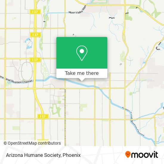 Arizona Humane Society map