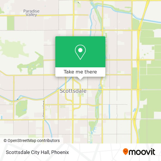 Mapa de Scottsdale City Hall