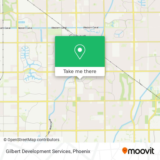Gilbert Development Services map