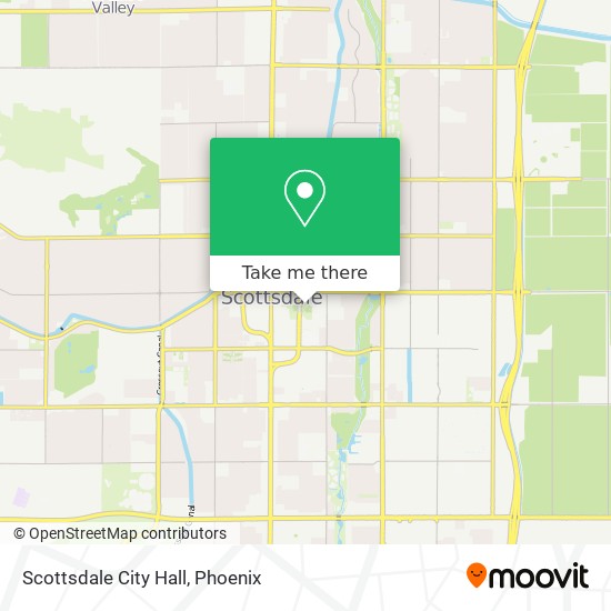 Scottsdale City Hall map