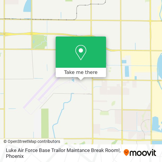 Luke Air Force Base Trailor Maintance Break Room! map