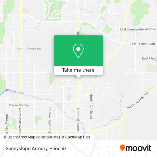 Sunnyslope Armory map