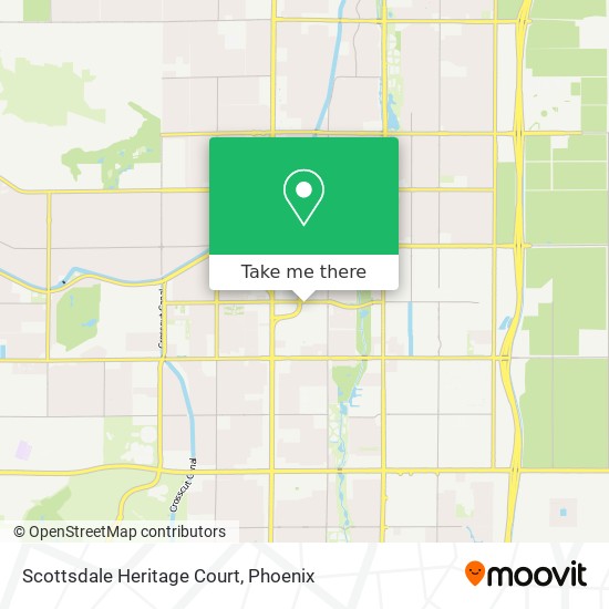 Mapa de Scottsdale Heritage Court