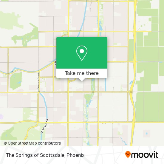 The Springs of Scottsdale map