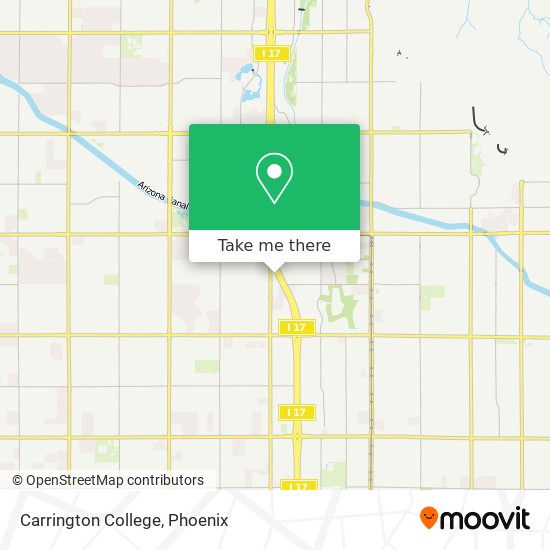 Carrington College map