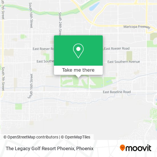 Mapa de The Legacy Golf Resort Phoenix