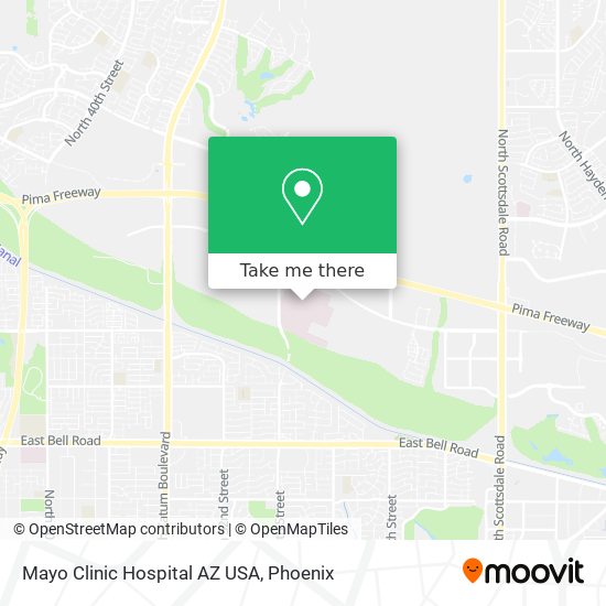 Mayo Clinic Hospital AZ USA map