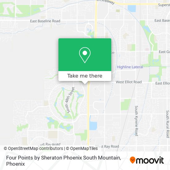 Mapa de Four Points by Sheraton Phoenix South Mountain