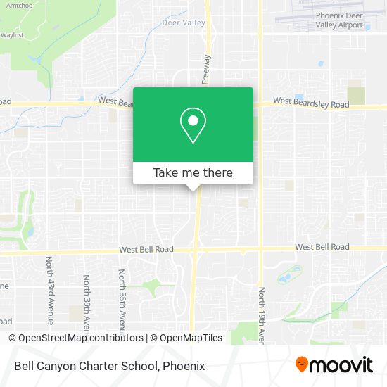 Bell Canyon Charter School map