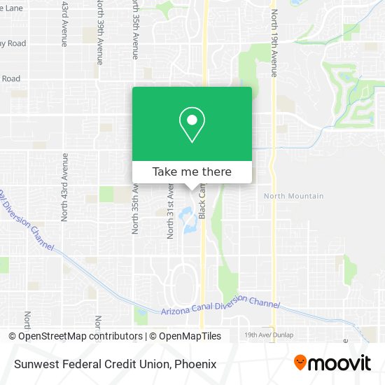 Sunwest Federal Credit Union map